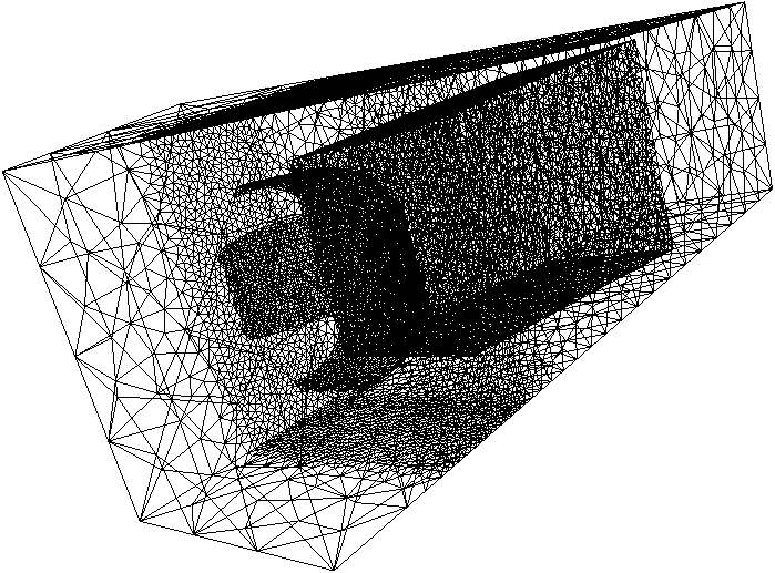 Resulting CFD Mesh, Surfaces Only